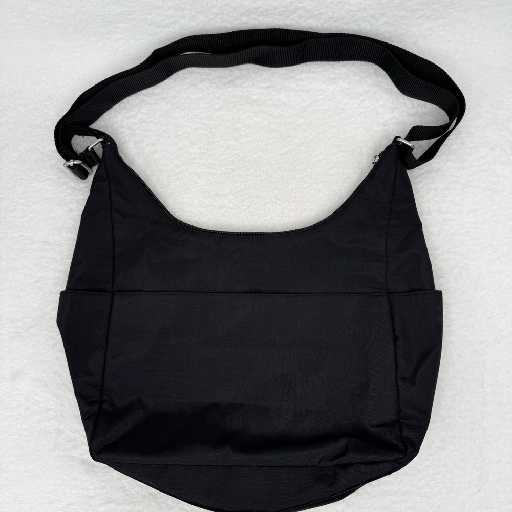 Baggallini Everyplace Black Lightweight Nylon Crossbody Shoulder Bag Purse - Picture 6 of 16